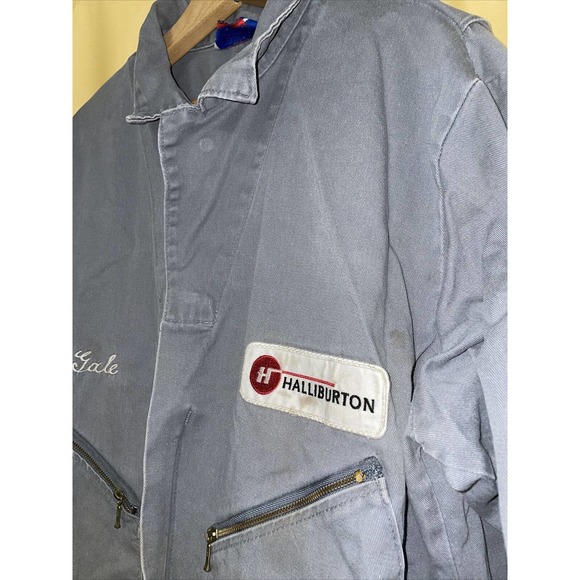 Team Halliburton Original Authentic Oil Worker Uniform One Piece 70x23 XXL - Picture 6 of 16